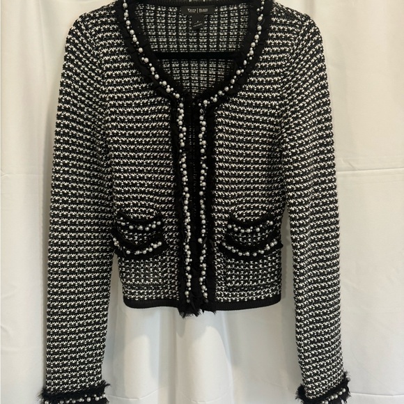 White House Black‎ Market Cropped Jacket/Bolero (S) - Picture 2 of 8